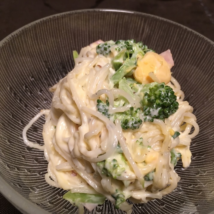 残ったお素麺で!簡単素麺サラダ
